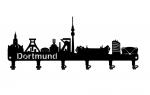 Dortmund Skyline Schlüsselbrett