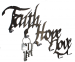Faith Hope Love Schlüsselbrett
