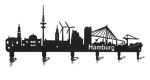 Garderobe Hamburg Skyline